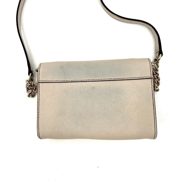 KATE SPADE *Flawed* Cream Brynn Crossbody Leather Small Flap Purse Bag - Picture 3 of 10